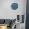 Horloge Murale Scandinave Bleue