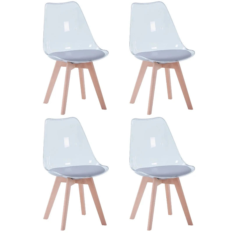 Chaises Scandinaves Transparentes