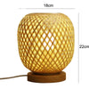 Dimensions de la Lampe de Chevet Scandinave Bambou