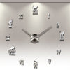 Horloge Murale Scandinave Chats Argent