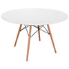 Table Ronde Scandinave Blanche