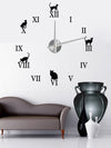 Horloge Murale Scandinave Chats Design