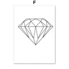 tableau origami diamant