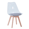 Chaise Scandinave Moderne Assise Grise