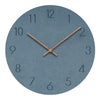 Horloge Murale Scandinave Bleue