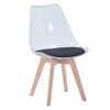 Chaise Scandinave Moderne Assise Noire