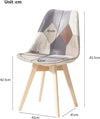 Chaise Patchwork Scandinave dimensions