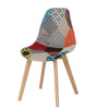 Chaise Scandinave Patchwork Multicolore
