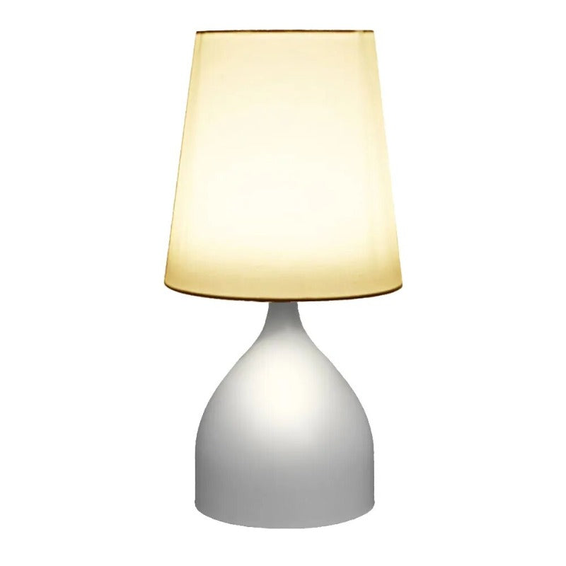 Lampe de Chevet de style Scandinave LED - ENKË, Blanc / Blanc