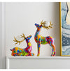 Décoration Scandinave Cerfs Multicolores