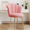 Chaise Scandinave Velours Rose