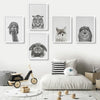 tableau animaux scandinave