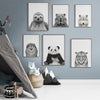 tableau scandinave animaux