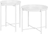 Table d'Appoint Scandinave Blanche