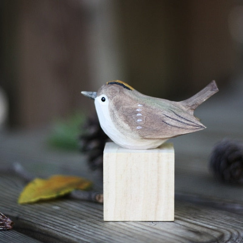 Oiseau décoratif, décoration colorée en bois – Nüspace Mobilier (Canada)